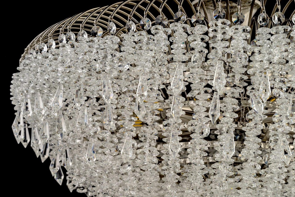 Люстра на штанге Arti Lampadari Delia Nickel Delia E 1.3.80.105 N